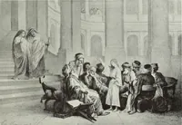 An illustration from The Gospels in art; the life of Christ, by great painters from Fra Angelico to Holman Hunt; (1904)