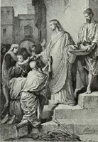An illustration from The Gospels in art; the life of Christ, by great painters from Fra Angelico to Holman Hunt; (1904)