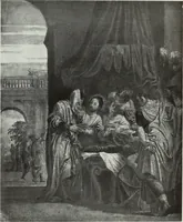 An illustration from The Gospels in art; the life of Christ, by great painters from Fra Angelico to Holman Hunt; (1904)