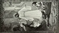 An illustration from The Gospels in art; the life of Christ, by great painters from Fra Angelico to Holman Hunt; (1904)