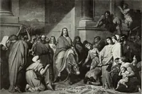 Picture 182 of 264 from The Gospels in art; the life of Christ, by great painters from Fra Angelico to Holman Hunt; (1904), leaf 204