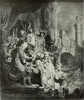 An illustration from The Gospels in art; the life of Christ, by great painters from Fra Angelico to Holman Hunt; (1904)