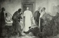 An illustration from The Gospels in art; the life of Christ, by great painters from Fra Angelico to Holman Hunt; (1904)