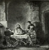An illustration from The Gospels in art; the life of Christ, by great painters from Fra Angelico to Holman Hunt; (1904)