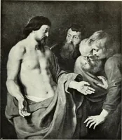 An illustration from The Gospels in art; the life of Christ, by great painters from Fra Angelico to Holman Hunt; (1904)