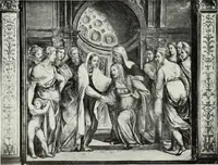 An illustration from The Gospels in art; the life of Christ, by great painters from Fra Angelico to Holman Hunt; (1904)