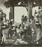 An illustration from The Gospels in art; the life of Christ, by great painters from Fra Angelico to Holman Hunt; (1904)