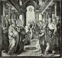 An illustration from The Gospels in art; the life of Christ, by great painters from Fra Angelico to Holman Hunt; (1904)