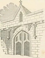 An illustration from Gothic architecture applied to modern residences; containing designs of all the important parts of a private dwelling, exhibited in elaborate perspective drawings, together with large and copious details (1849)