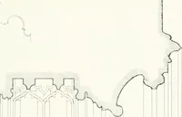 An illustration from Gothic architecture applied to modern residences; containing designs of all the important parts of a private dwelling, exhibited in elaborate perspective drawings, together with large and copious details (1849)