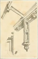 An illustration from Gothic architecture applied to modern residences; containing designs of all the important parts of a private dwelling, exhibited in elaborate perspective drawings, together with large and copious details (1849)