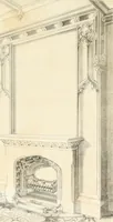 An illustration from Gothic architecture applied to modern residences; containing designs of all the important parts of a private dwelling, exhibited in elaborate perspective drawings, together with large and copious details (1849)
