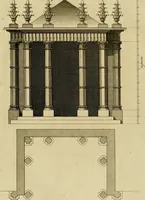 An illustration from Gothic architecture (1742)