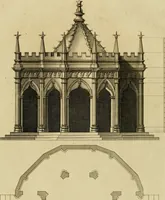 An illustration from Gothic architecture (1742)