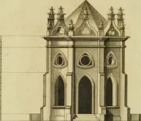 An illustration from Gothic architecture (1742)