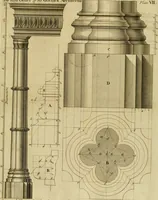 An illustration from Gothic architecture (1742)