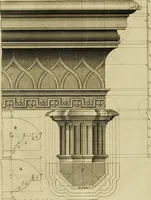 An illustration from Gothic architecture (1742)
