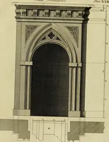 An illustration from Gothic architecture (1742)