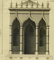 An illustration from Gothic architecture (1742)