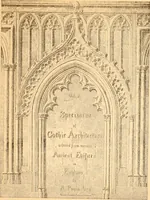 An illustration from Gothic architecture selected from various ancient edifices in England, (1920)