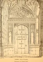 An illustration from Gothic architecture selected from various ancient edifices in England, (1920)