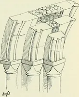 An illustration from Gothic architecture in England and France (1911)
