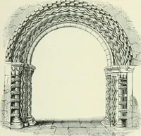 An illustration from Gothic architecture in England and France (1911)