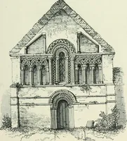 An illustration from Gothic architecture in England and France (1911)