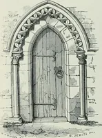 An illustration from Gothic architecture in England and France (1911)