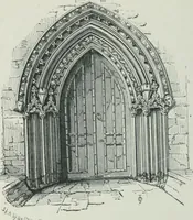 An illustration from Gothic architecture in England and France (1911)