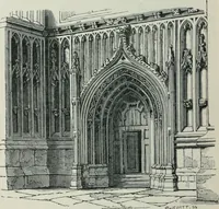 An illustration from Gothic architecture in England and France (1911)