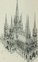 An illustration from Gothic architecture in England and France (1911)
