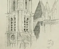 An illustration from Gothic architecture in France, England, and Italy (1915)