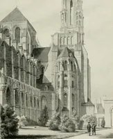 An illustration from Gothic architecture in France, England, and Italy (1915)