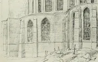 An illustration from Gothic architecture in France, England, and Italy (1915)