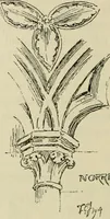 An illustration from Gothic architecture in France, England, and Italy (1915)