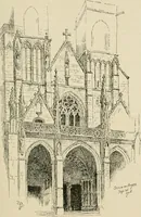 An illustration from Gothic architecture in France, England, and Italy (1915)