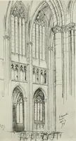 An illustration from Gothic architecture in France, England, and Italy (1915)