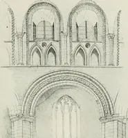 An illustration from Gothic architecture in France, England, and Italy (1915)