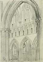 An illustration from Gothic architecture in France, England, and Italy (1915)