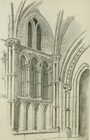 An illustration from Gothic architecture in France, England, and Italy (1915)