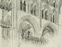 An illustration from Gothic architecture in France, England, and Italy (1915)