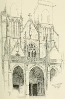 An illustration from Gothic architecture in France, England, and Italy (1915)
