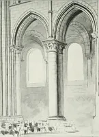 An illustration from Gothic architecture in France, England, and Italy (1915)