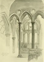 An illustration from Gothic architecture in France, England, and Italy (1915)