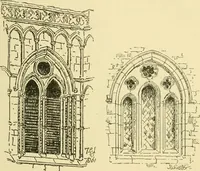 An illustration from Gothic architecture in France, England, and Italy (1915)
