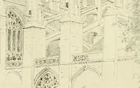 An illustration from Gothic architecture in France, England, and Italy (1915)