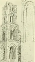 An illustration from Gothic architecture in France, England, and Italy (1915)