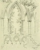 An illustration from Gothic architecture in France, England, and Italy (1915)