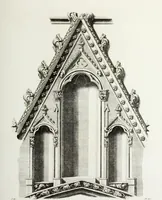 An illustration from Gothic ornaments in the cathedral church of York (1795)